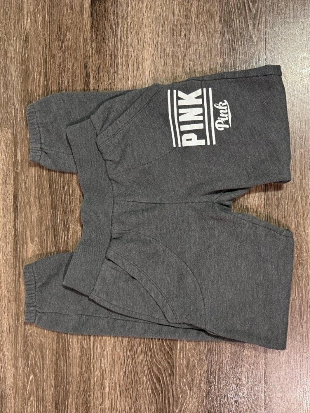 PINK Victoria's Secret jogger pants charcoal gray Y2K athletic XS
